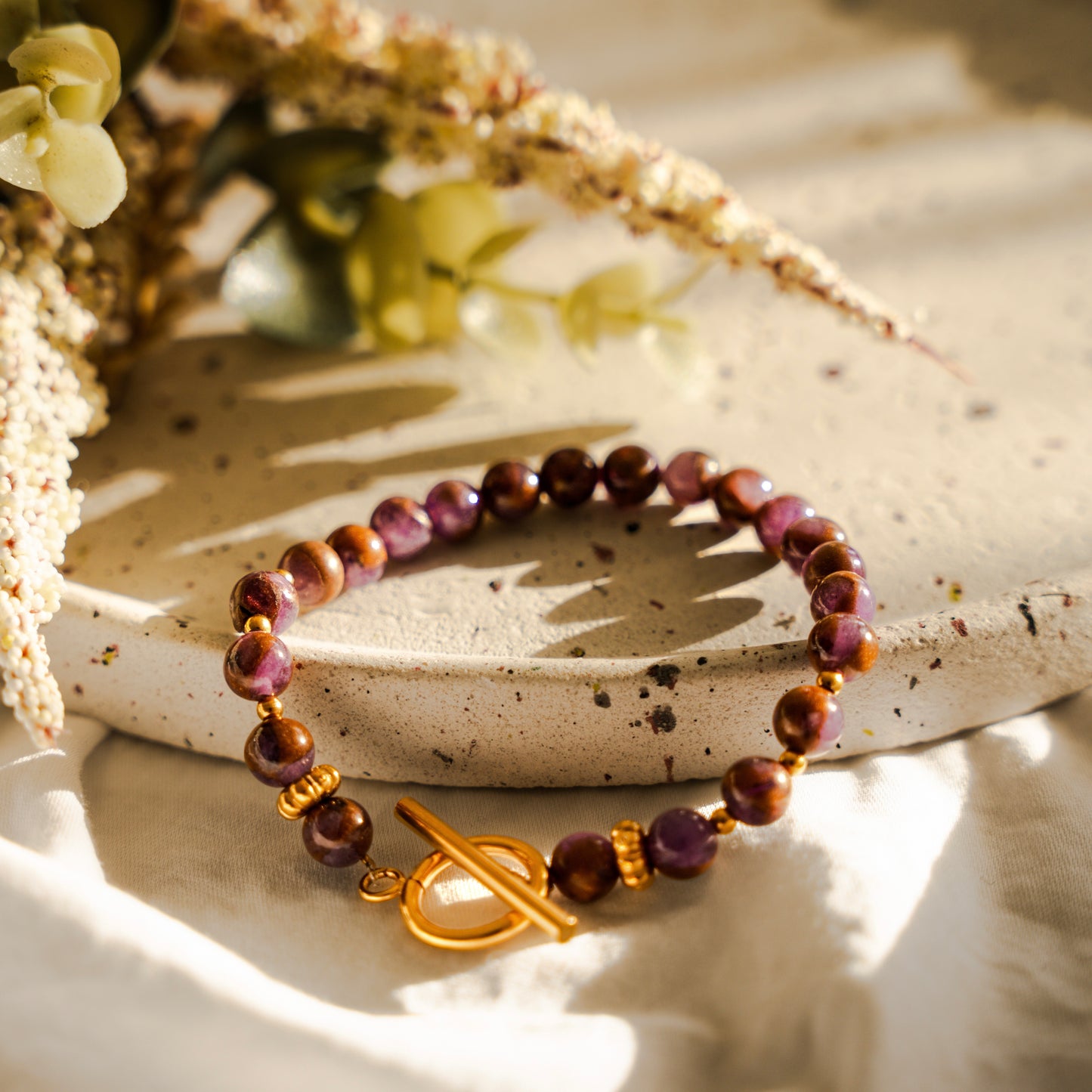 Bracelet Jaspe Violet