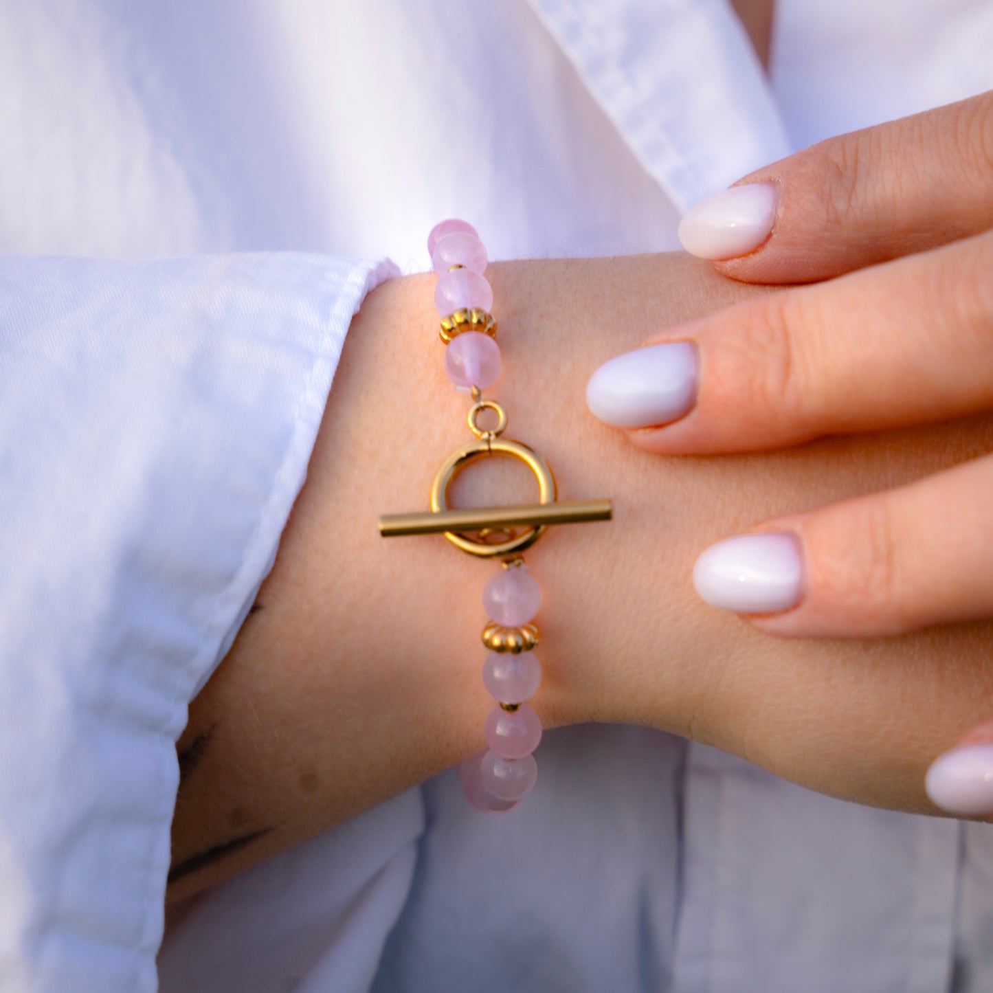 Bracelet Quartz rose