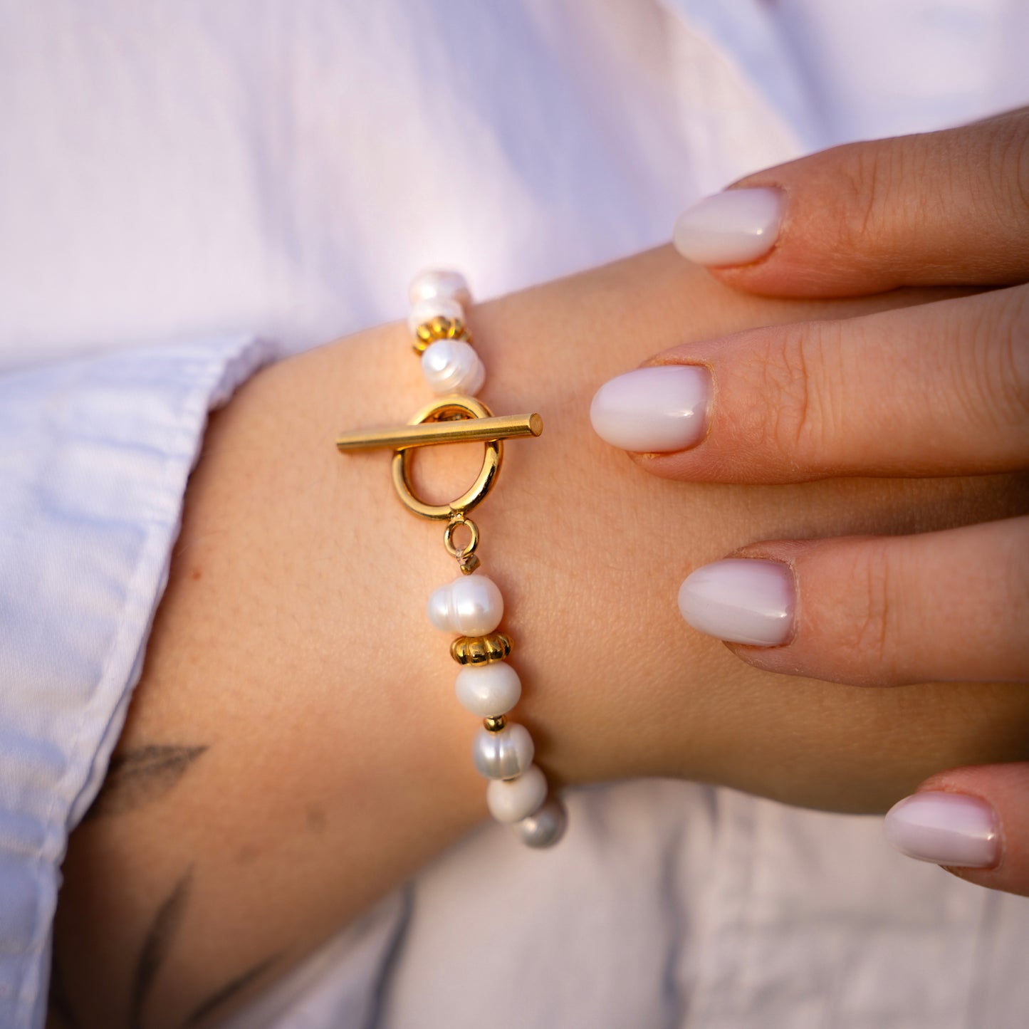 Bracelet perles d’eau douce