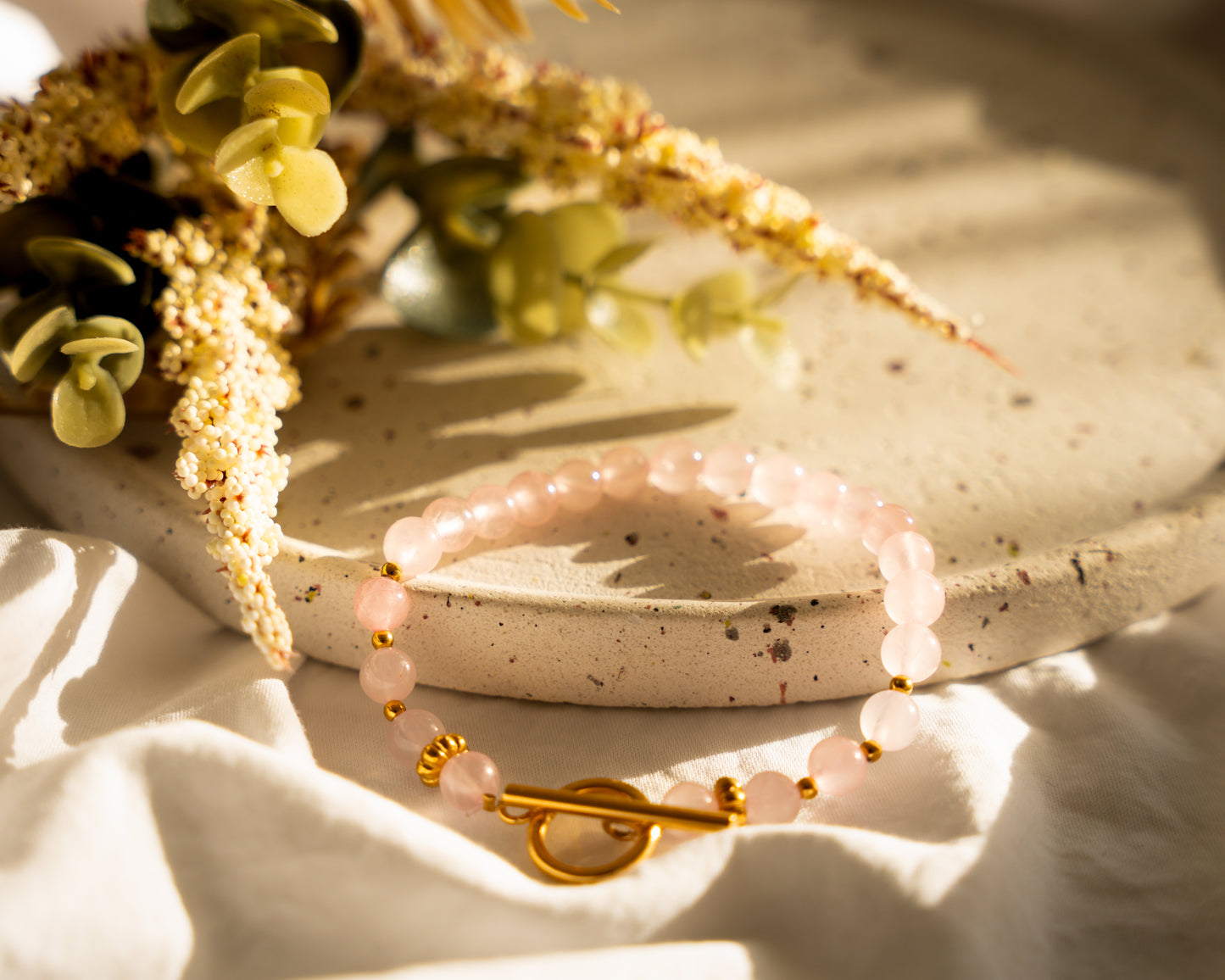 Bracelet Quartz rose